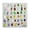 Style RJ0030, variant on Embossed Cartoon Nail Art Stickers Decals Self-Adhesive Floral Nail Supplies
