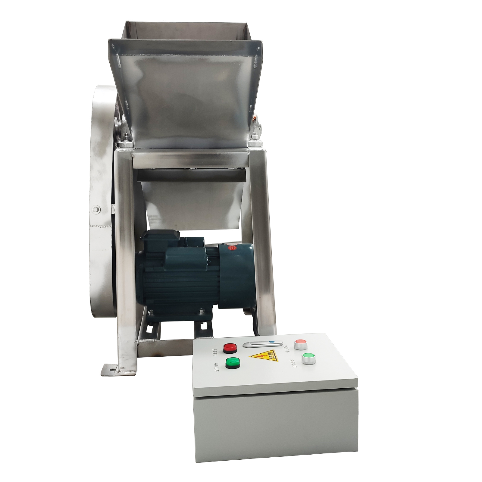 220V Industrial Ice Crusher Machine Commercial Stainless Steel Ice Shaver Breaker No Plug