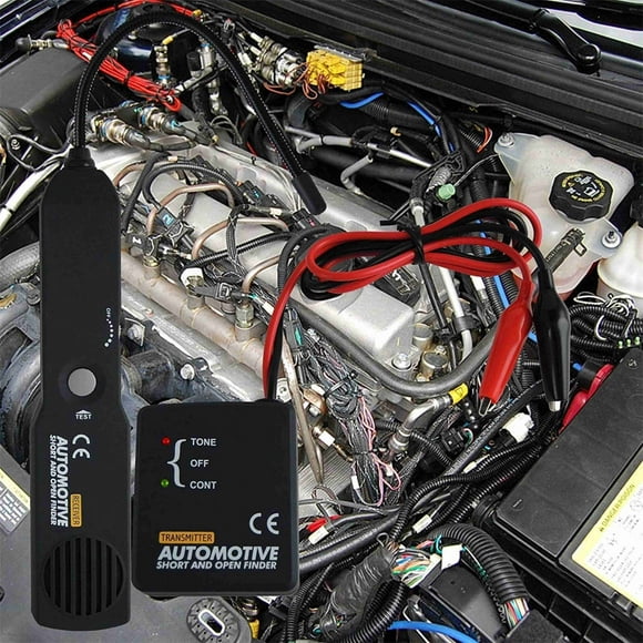 Xihbxyly Comprobador de Circuitos para Vehículos, 42 V, Detección de Cortocircuitos y Circuitos Abiertos, Fácil Rastreo con Sonda Flexible, Seguro Contra Sobretensiones, Herramienta de Diagnóstico pa