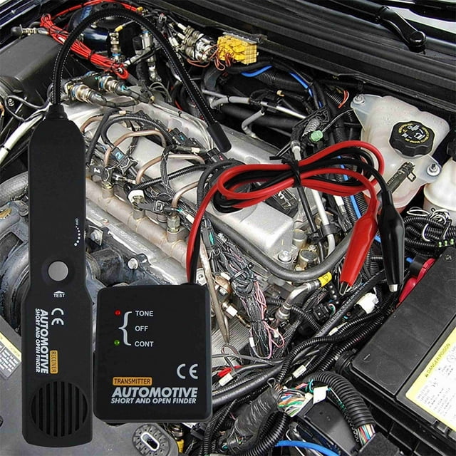 Iumwxz Car Circuit Trackers Cable Short Circuit Tester 42V Circuit Breaker Trackers Short Circuit And Open Circuit Car Diagnostic Tool Detector home tool black Plastic Rollback