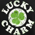 thumbnail image 3 of CafePress - Lucky Charm [Shamrock] Women's Dark Pajamas - Women's Short Sleeve Print T-Shirt and Pants Dark Cotton Pajama Set, 3 of 7