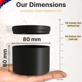 thumbnail image 4 of Latas para velas True Candle, paquete de 24, 8 oz, negro mate, 4 of 6