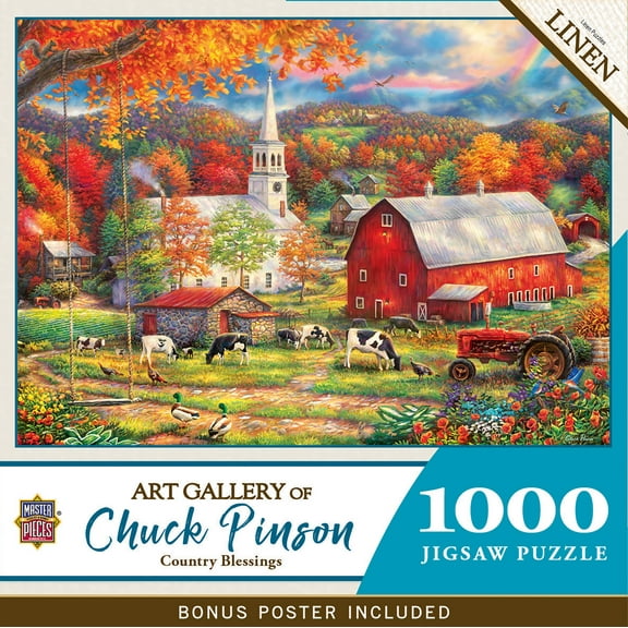 MasterPieces 1000 Piece Jigsaw Puzzle - Country Blessings - 19.25"x26.75"