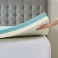thumbnail image 4 of Gracie Mills Vince 4-Inch Gel Memory Foam Mattress Topper with Cover - GRACE-7511, 4 of 4