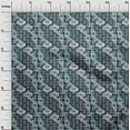 thumbnail image 2 of oneOone Polyester Lycra Fabric Check Kasuri Print Fabric BTY 56 Inch Wide, 2 of 4