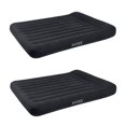 thumbnail image 1 of Intex Queen Classic Pillow Rest Airbed Air Mattress with Built-In Pump (2 Pack), 1 of 9