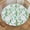 Watercolor Cactus Cacti, variant on Strawberries Flowers Turquoise Fitted Round Tablecloth Waterproof Table Cloth with Elastic Edge Wipe Clean Table Covers for Indoor Outdoor Fits 45"-50", Medium