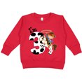 thumbnail image 2 of Inktastic I'm Three-cowboy Riding Horse Birthday Toddler Sweatshirt, 2 of 4