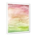 thumbnail image 2 of Designart 'Abstract Sunset With Pink Green and Beige' Modern Framed Art Print, 2 of 4