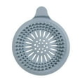 thumbnail image 1 of BUYISI Multi Purpose Hair Catcher For Showers And Sinks With Strong Suction Feature Light Blue, 1 of 4