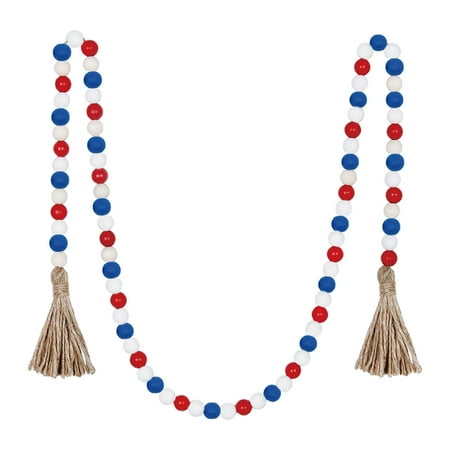 

Wall Decor Living Room Decor Home Decor Colour Hanging Pendant Decorations Wood Bead Garland Tassels String A