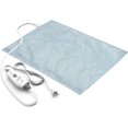thumbnail image 1 of PureRelief Express Designer Series Electric Heating Pad - 12” x 15” Fast-Heating with 4 Heat Settings, Machine-Washable Fabric, & 2-Hour Auto Safety Shut-Off - Cerulean Diamond, 1 of 7