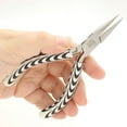 thumbnail image 5 of The Beadsmith Chain Nose Pliers – Zebra Print Line – 5 inches (127mm) – Comfortable Handle with Double Leaf Springs – Jewelry Making Tool for Creating Bracelets, Earrings and Necklaces, 5 of 7