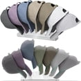 thumbnail image 3 of Xuewenshw Baseball Cap Hat Rack No Installation Required Acrylic Hat Storage Rack Can Hold 7 Baseball Caps Suitable For Baseball Cap Display Hat Rack And Bedroom Wardrobe Dresser Shoes Bags Storage, 3 of 7