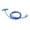 A, variant on Dry Snorkel Tube, Floating Long Snorkel for Ocean Diving, 39.4 inch Extended Hose, 6.7 inch Buoy Platform Fresh Air Gear for Vacation Swimming, Blue, YDYB