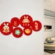 thumbnail image 3 of Pegatinas de pared con flores de papel para decorar la pared con buenos deseos, decoración tradicional china estilo A, 3 of 8