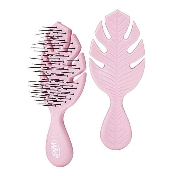Cepillo Desenredante Wet Brush Go Green Mini Desenredante de viaje Rosa
