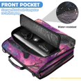 thumbnail image 6 of Zipper Binder with Shoulder Strap 2 inch 3 Ring Waterproof File Folder Organizer Bag 500 Sheet Black Panther Pattern, 6 of 8