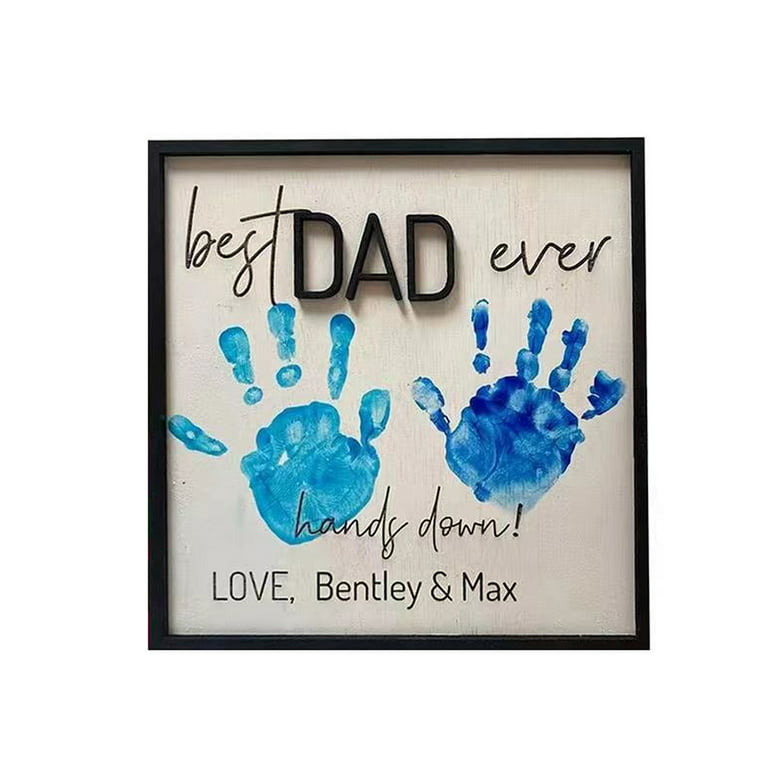 Personalised Family Handprint Print Family Hand Print Kit Included Handprint  Art Custom Family Keepsake New Family Gift 