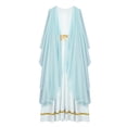 thumbnail image 5 of Sholeno Girls Ancient Greek Princess Dress Greece Athena God Toga Party Robe Maxi Gown Light Blue 16, 5 of 6