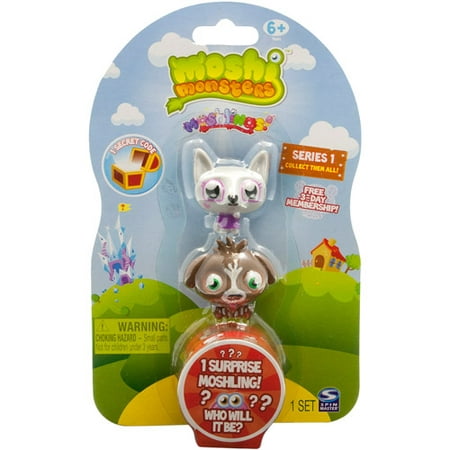 Moshi Monsters Moshling Play Set, Characters Vary, Set of (Moshi Monsters Best Secret Codes Ever)