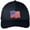 Navy Blue, variant on Adult Patriotic Waving US Flag Patch Americana USA Flag Twill Hat Cap - Red