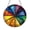 Stained Glass 7.87 Inch, variant on Rainbow stained glass suncatcher, color wheel window hanging for bright home decor