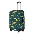 thumbnail image 2 of Haiem Camping Luggage Cover Printed Suitcase Covers for Luggage Elastic Washable Suitcase Protector Fits 18-32 Inch Luggage-X-Large, 2 of 9