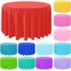 thumbnail image 4 of Paquete de manteles redondos de plástico de colores surtidos, mantel desechable de arcoíris, cubiertas de mesa redondas coloridas para fiesta de arcoíris, cumpleaños, boda, picnic, fiesta, decoración, 4 of 5