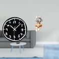 thumbnail image 2 of Escultura de reloj de pared de acrílico, arte minimalista moderno, estatua decorativa para interior, cocina, oficina, comedor, chimenea, me, 2 of 8