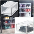 thumbnail image 2 of Yardwe Shoe Storage Cabinet Transparent PP Plastic Closet Management Women 1Pcs, 2 of 8