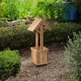thumbnail image 6 of All Thing Cedar WW48 4-ft Wishing Well Planter Box - 22L x 16.5W x 48H, 6 of 7