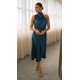 thumbnail image 1 of Women Summer Satin Sexy Long Dress Solid Color Fashion Sleeveless Halter Female Casual Elegant Midi Maxi Dress 2023M Gao Jinjia LED, 1 of 2
