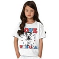 thumbnail image 4 of Betty Boop Cartoon Love The USA Girls Kids T Shirt Tees Teen Brisco Brands S, 4 of 6
