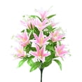 thumbnail image 2 of Bouquet de 18 Roses Artificielles Style Européen Arrangement Floral pour Table à Manger Rebord de Fenêtre Maison Bureau Fête Mariage Réception Cadeau Romantique Centre de Table de Salon Déco pour Accent Rustique de la Maison, 2 of 6
