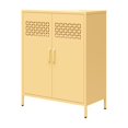 thumbnail image 4 of Mr. Kate Annie Short Metal 2 Door Cabinet, Parchment, 4 of 8