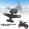 thumbnail image 4 of Trayknick Motorcycle Folding License Plate Frame Holder Bracket Replacement Parts for Benelli 502C, 4 of 13