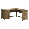 thumbnail image 1 of Pemberly Row Bureau en L 60W avec Armoire en Pin Récupéré, 1 of 11