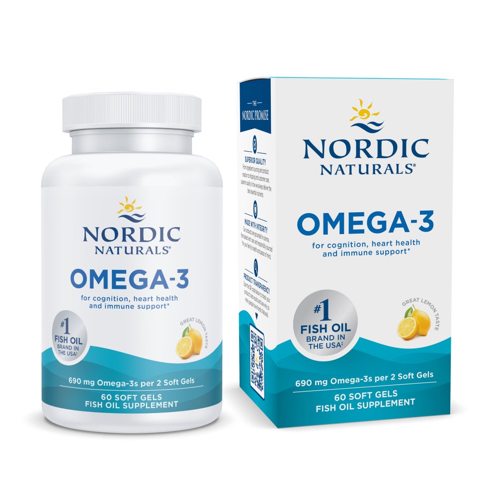Nordic Naturals Omega-3 Softgels Lemon 690 mg photo 1