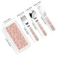 thumbnail image 2 of Cauagu Beautiful Fox Print 3-Pieces Toddler Cutlery Set , Kids Silverware Set with Spoons Forks & Knife Stainless Steel Utensils for Kids Dishwasher Safe, 2 of 8