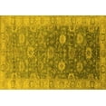 thumbnail image 1 of Ahgly Company Machine Washable Indoor Rectangle Oriental Yellow Traditional Area Rugs, 3' x 5', 1 of 4