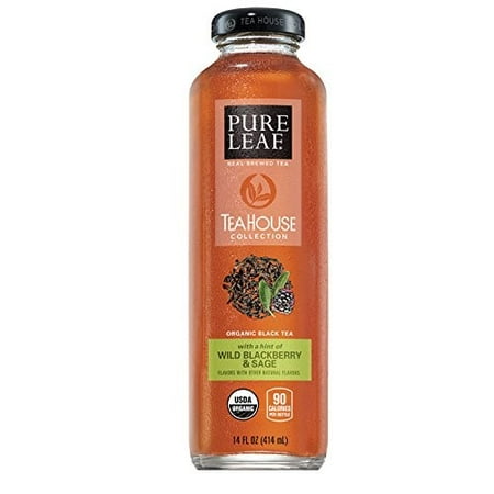Hybrid Tea Collection - Pure Leaf Tea House Collection Iced Tea, Black Wildberry & Sage, 14 Fl Oz, 8 Ct