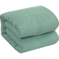 thumbnail image 2 of Lanco Tony Geometric 5 Piece Comforter Set, Mint, Queen, Fill Polyester, Solid, 2 of 6