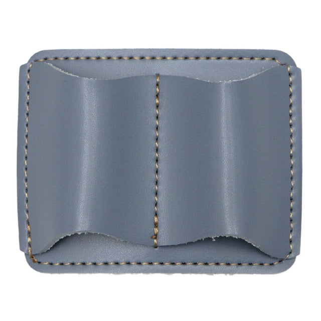 Top Grain Leather Pen Holder For Notebook Handmade Horse Leather Pen Loop With Stainless Steel Clip