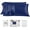 Navy Blue, variant on PROMEED 100% Mulberry Silk Pillowcase 13x18 for Travel Pillow, Both Sides 23 Momme Grade 6A+ Mini Silk Pillow Case with Laundry Bag (Travel 13"x18", Navy)