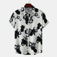 thumbnail image 5 of BJUTIR Mens Shirts Casual Stylish Short Sleeved Dress Shirt Regular Fit Polka Dot Printed Shirt Pocket Casual Button Shirt, 5 of 9