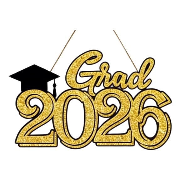Class of 2026 Graduation Wooden Sign and Photo Booth,'Class Of 2026' Sign Graduation Decorations for High School College Grad Party Backdrop Supplies