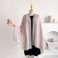 thumbnail image 4 of UDAUDU Shawls and Wraps for Evening Dresses Silk Embroidered Long Scarf Lightweight Wrap for Evening Party Fashion Shawl Wraps for Women Formal Light Purple, 4 of 4