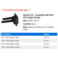 thumbnail image 2 of Ignition Coil - Compatible with 2006 - 2021 Dodge Charger 2007 2008 2009 2010 2011 2012 2013 2014 2015 2016 2017 2018 2019 2020, 2 of 2