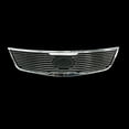 thumbnail image 2 of APS Compatible with Kia Forte 2010-2013 Main Upper Aluminum Chrome Polished Horizontal Billet Front Grill Grille Insert K66716A, 2 of 3